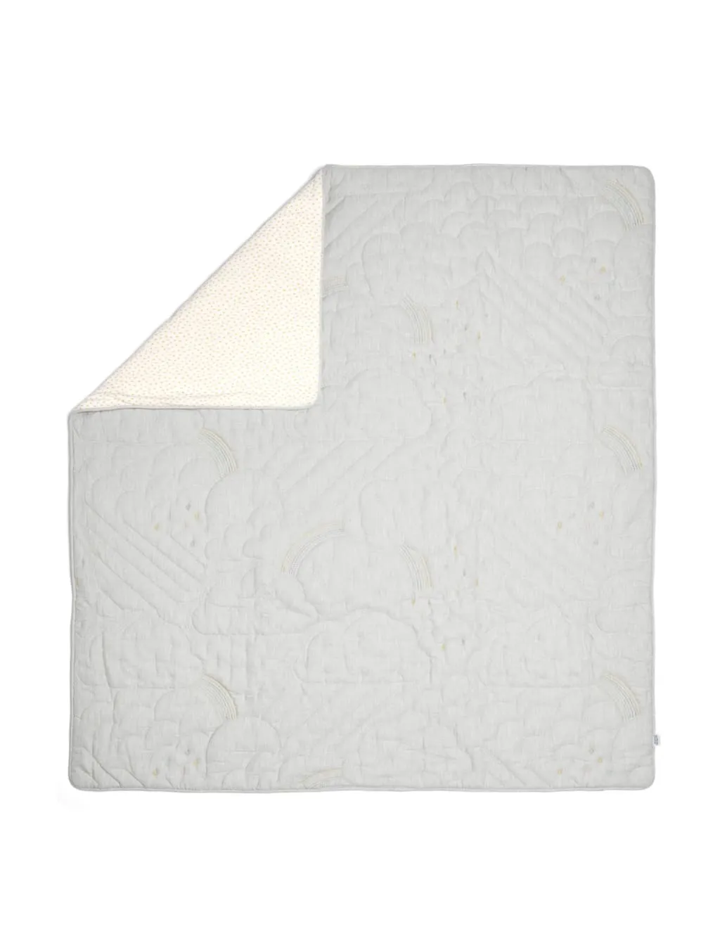 Mamas & Papas Dream Upon a Cloud 3.0 Tog Cotbed Quilt Grey