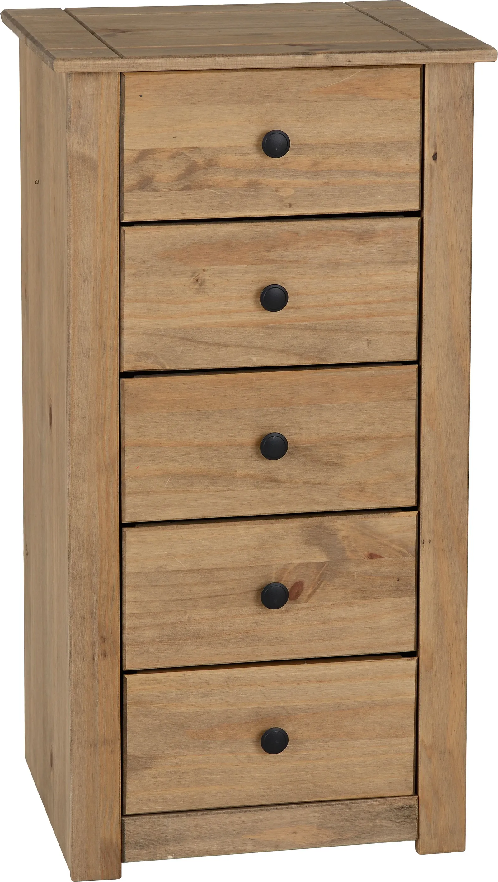 Seconique Panama 5 Drawer Chest in Natural 2