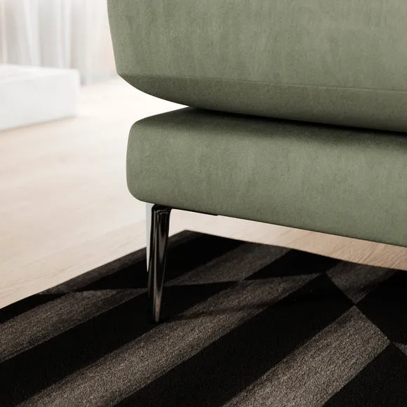 Lawson Matte Plush Velvet 4 Seater Sofa 4