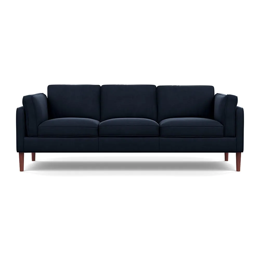 Heal's Sonno 4 Seater Nobilis Velvet Night Walnut Feet 1