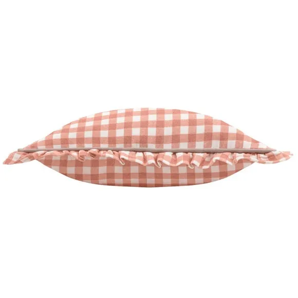 Furn. Maude Gingham Cotton Square Cushion 4
