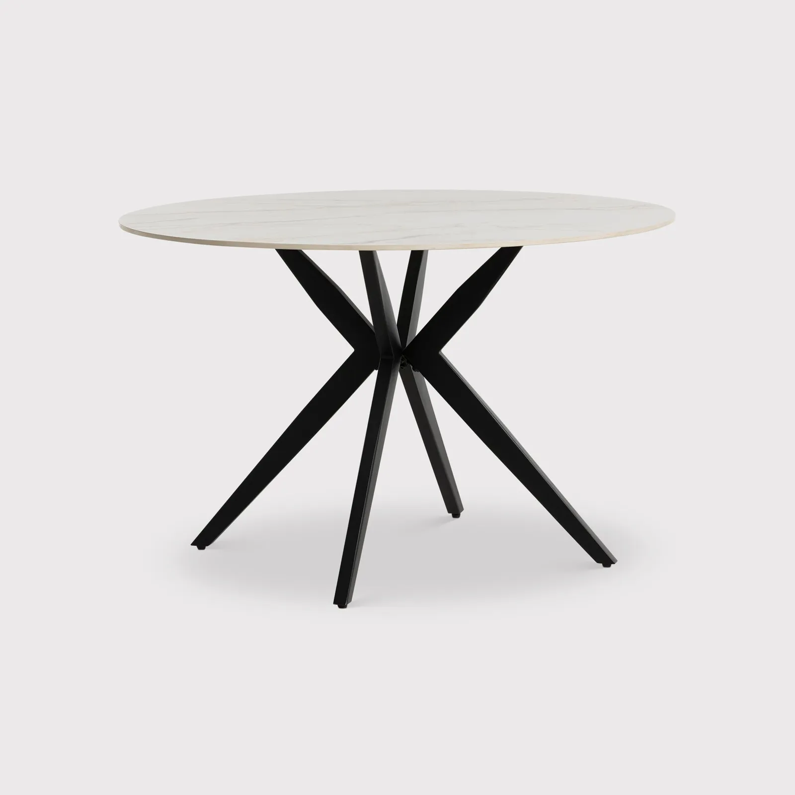 Morro Dining Table Ceramic, Round, White | Barker & Stonehouse