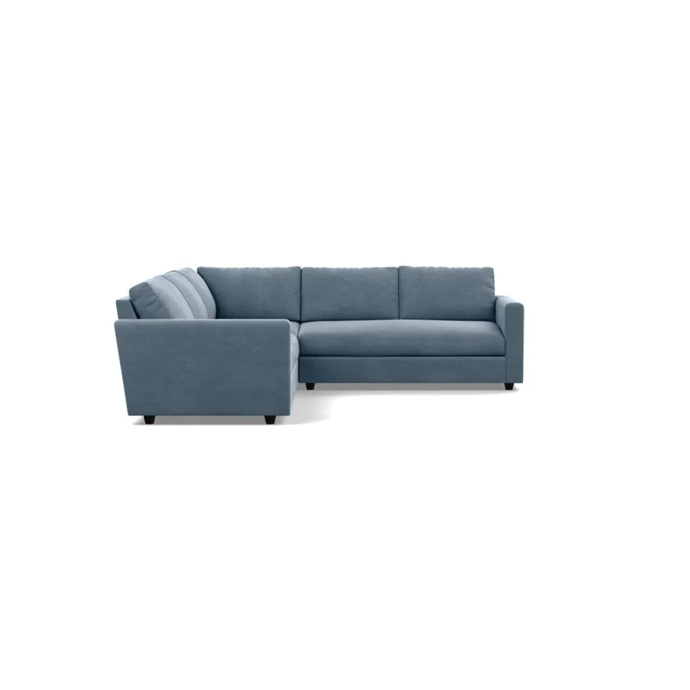Heal's Nimbus II Large Corner Sofa Capelo Linen Mix Mineral