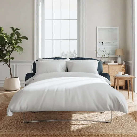 Martha Matte Plush Velvet 2 Seater Double Sofa Bed