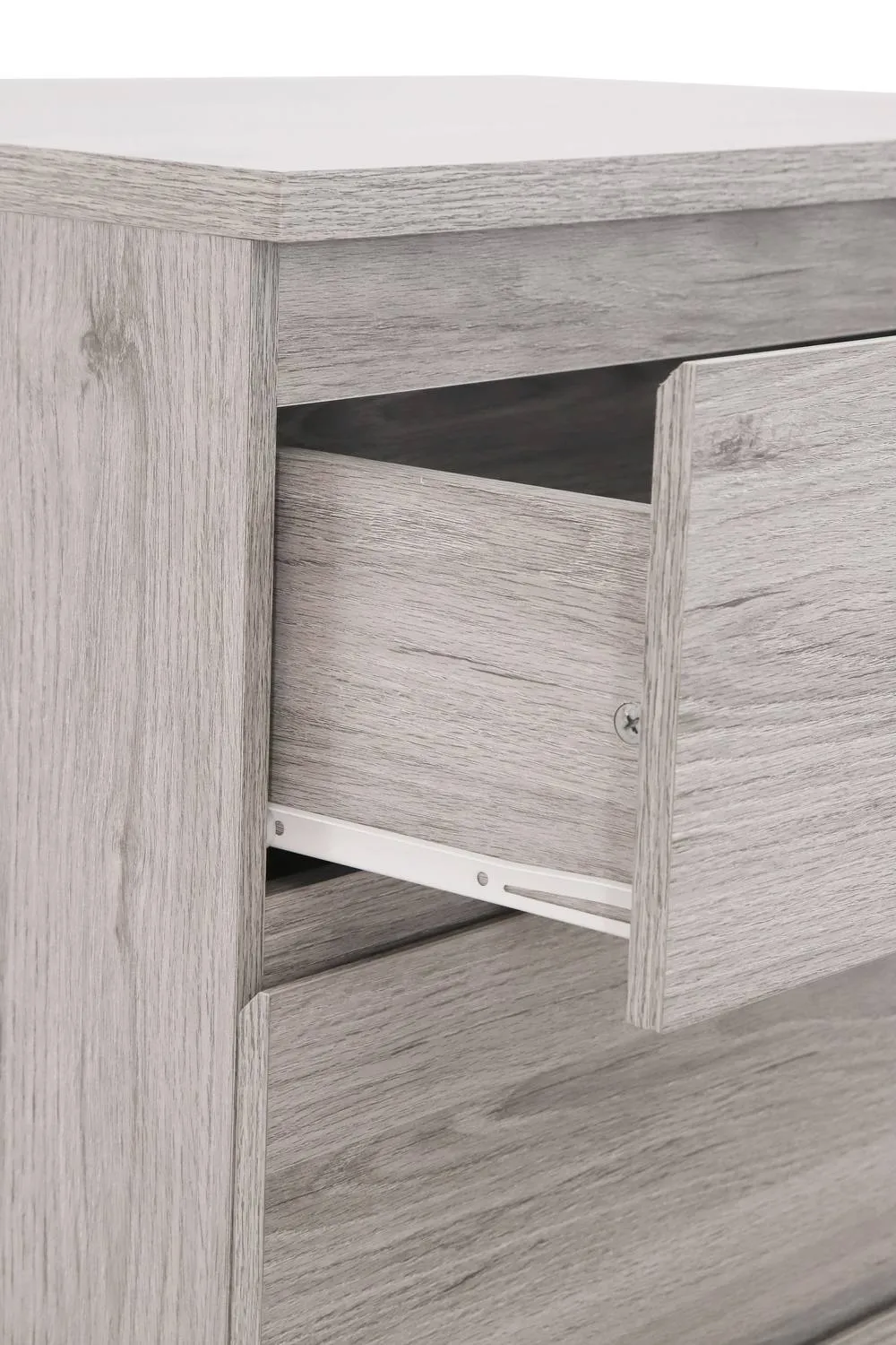 Julian Bowen Jupiter 4 Drawer Chest in Light Grey 5