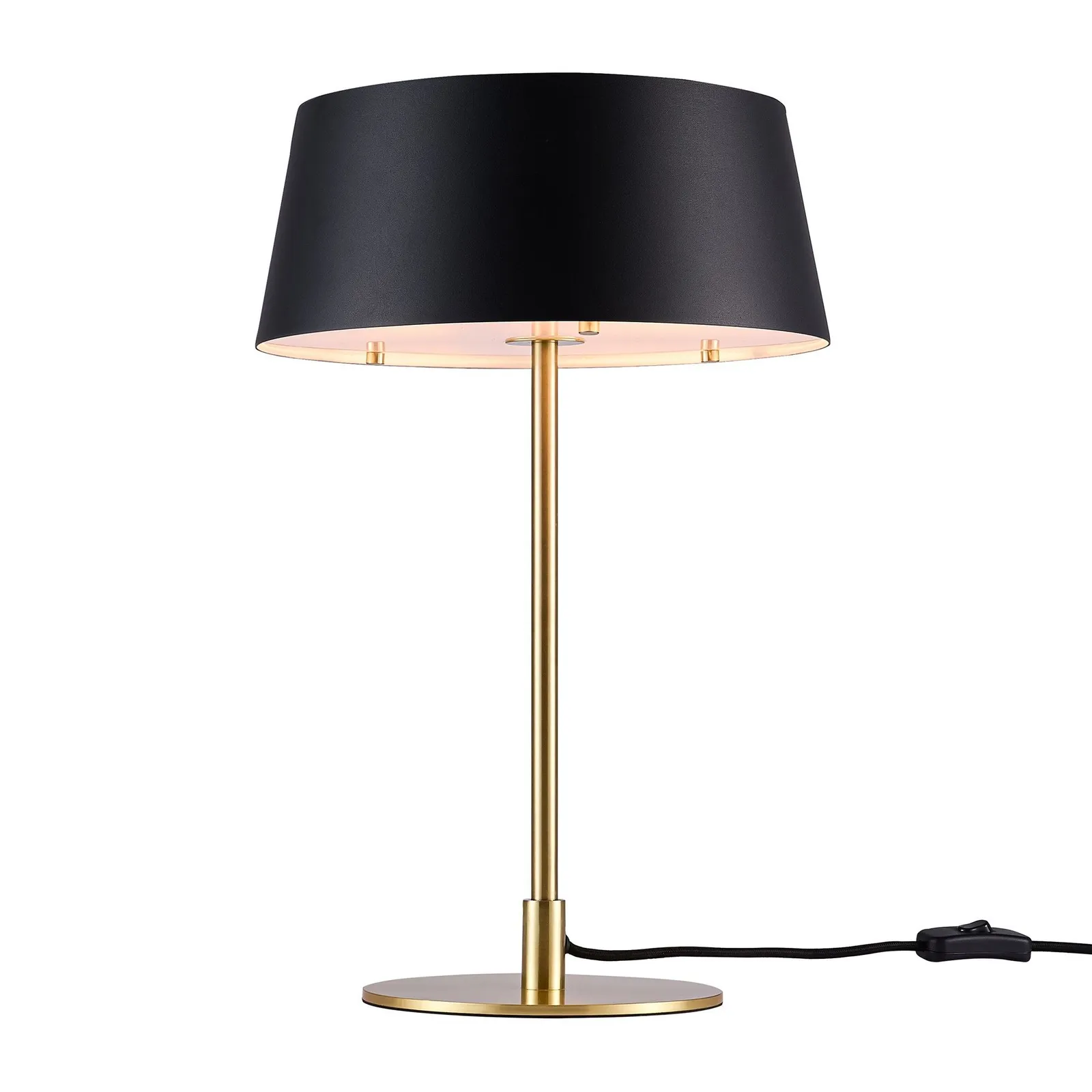 Nordlux Vintage Indoor Table Lamp Black Metal E14 Diffused - Mains Powered, IP20