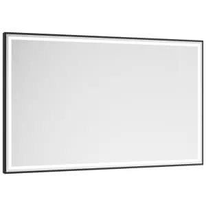 Melford Melford Black LED Mirror with Demister - 1200 x 600mm