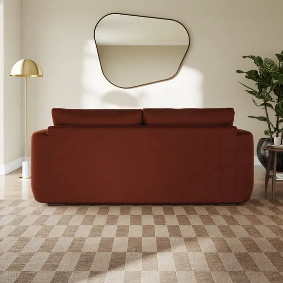 Luca Matte Soft Velvet 3 Seater Sofa 3