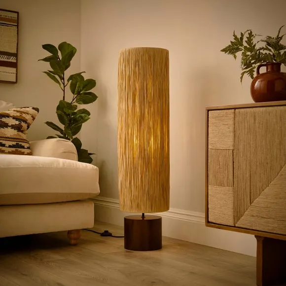 Niki Raffia Floor Lamp 2