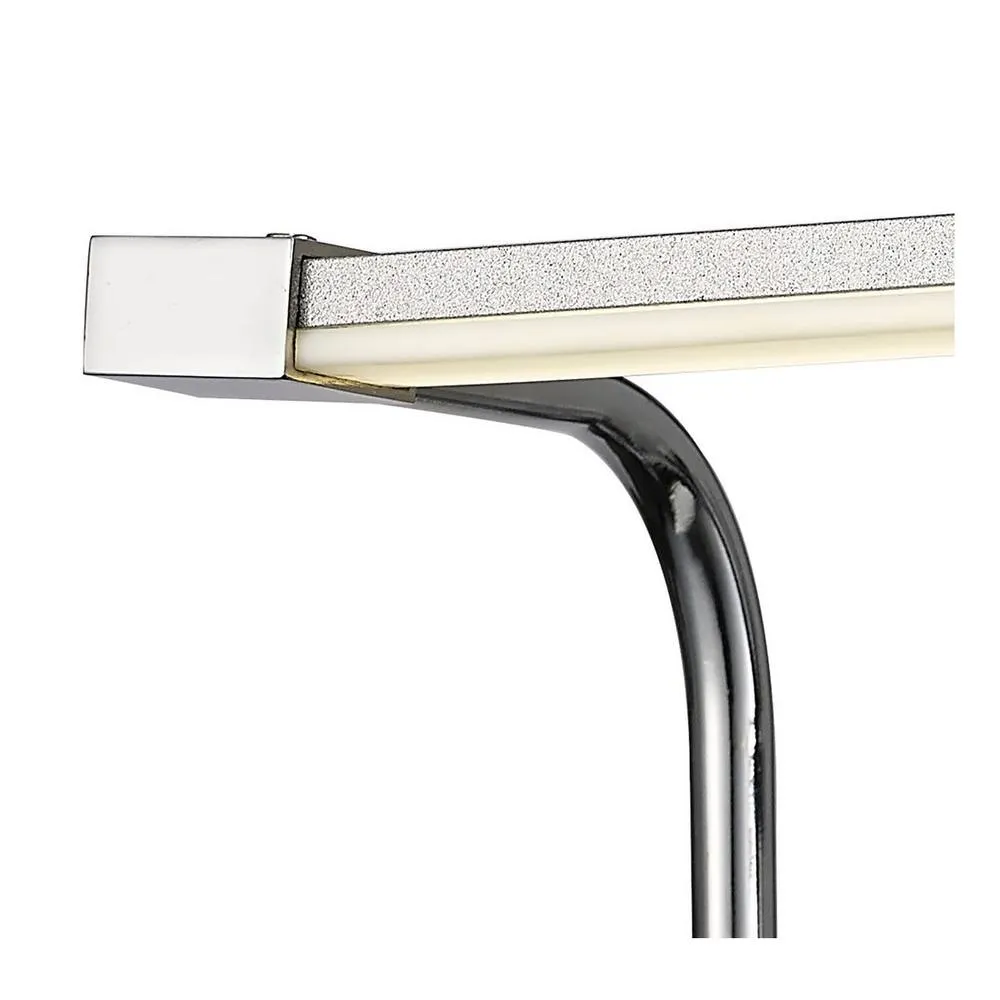 Netlighting Sisley Wall Lamp Chrome 6W 420lm 4000K IP44 LED Frosted Acrylic in Silver 4