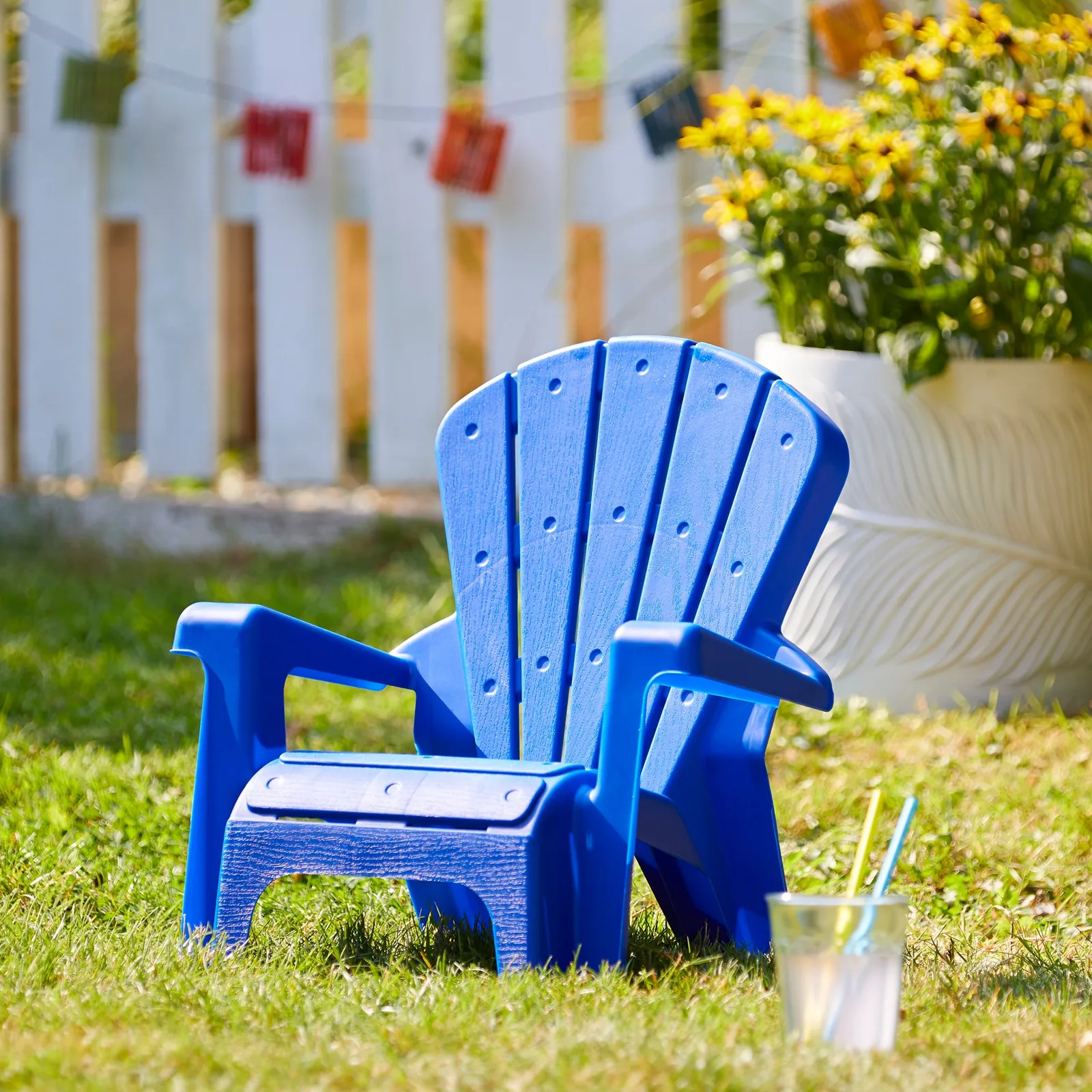 Kids Navy Fan Chair Navy