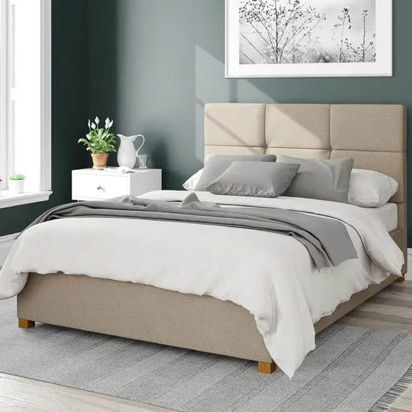 Caine Eire Ottoman Bed Frame, Linen 1