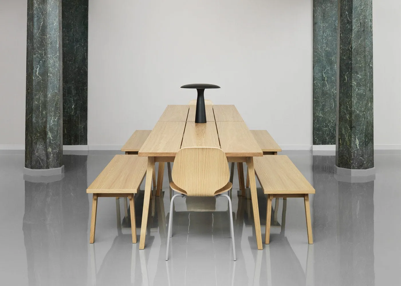 Normann Copenhagen Slice Dining Table Oak 2