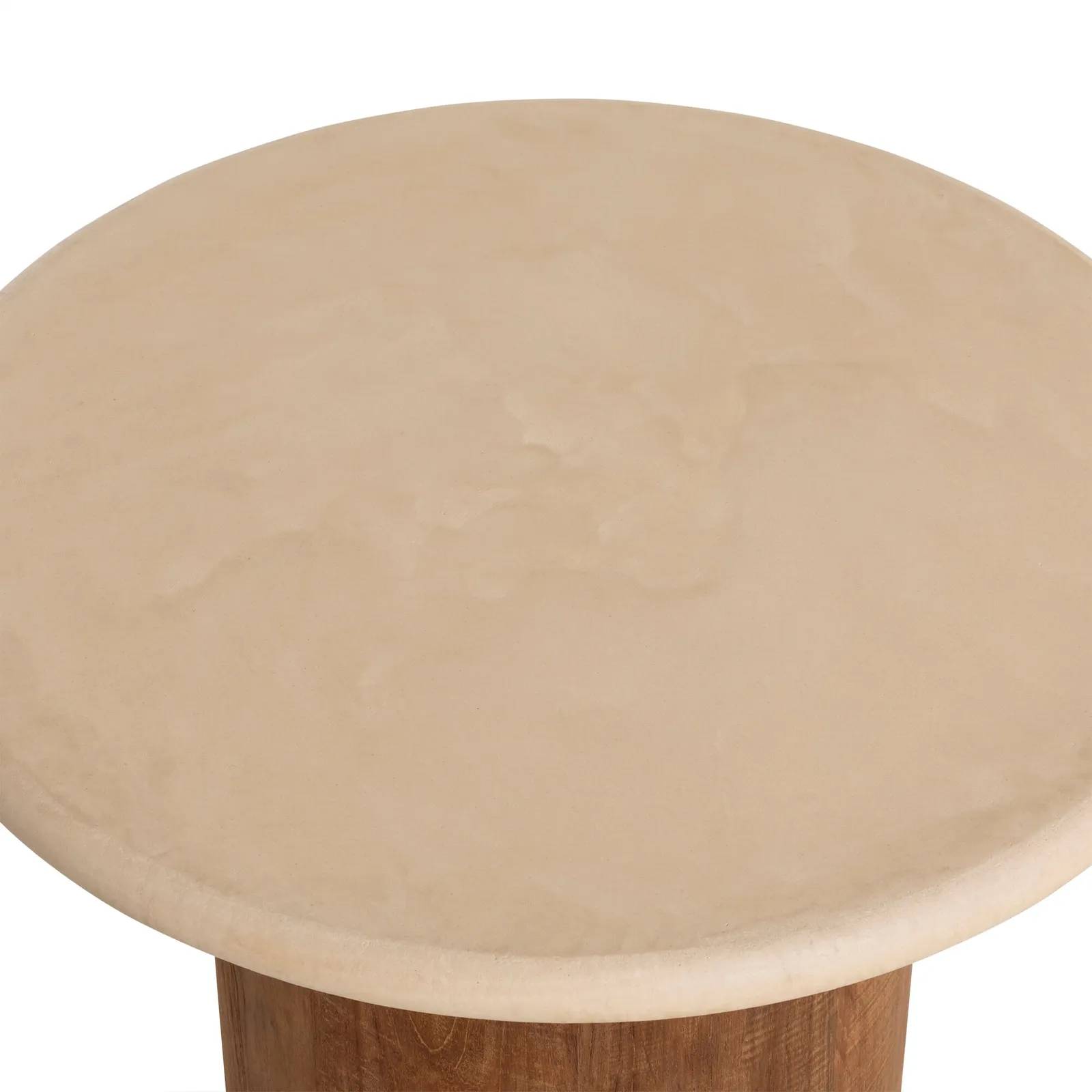 Panama Round Coffee Table 60X60X40Cm, Round, Brown Stone Effect | Barker & Stonehouse 2