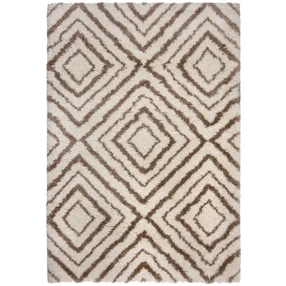 Slumber Geometric Shaggy Rug 5
