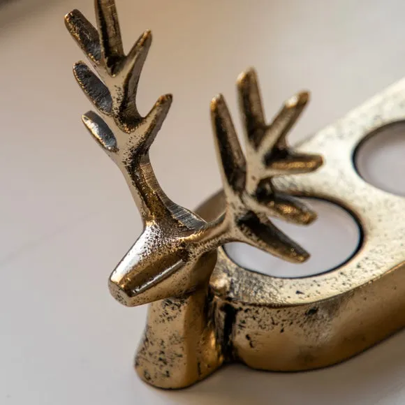 Cedar & Sage Might Stag Tealight Holder 2