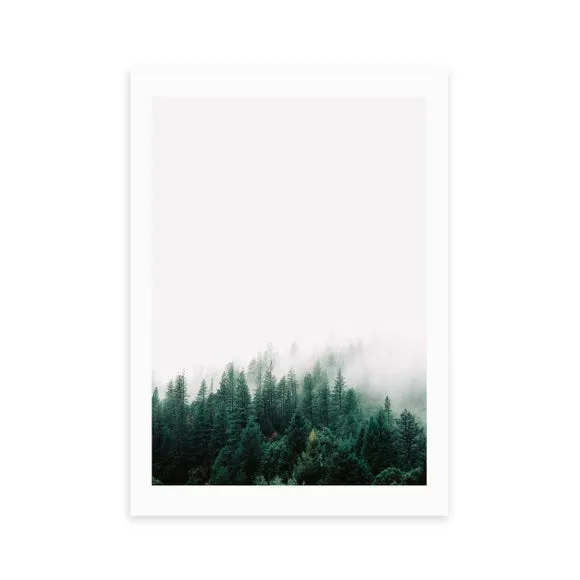 East End Prints Forest Mist Print 2