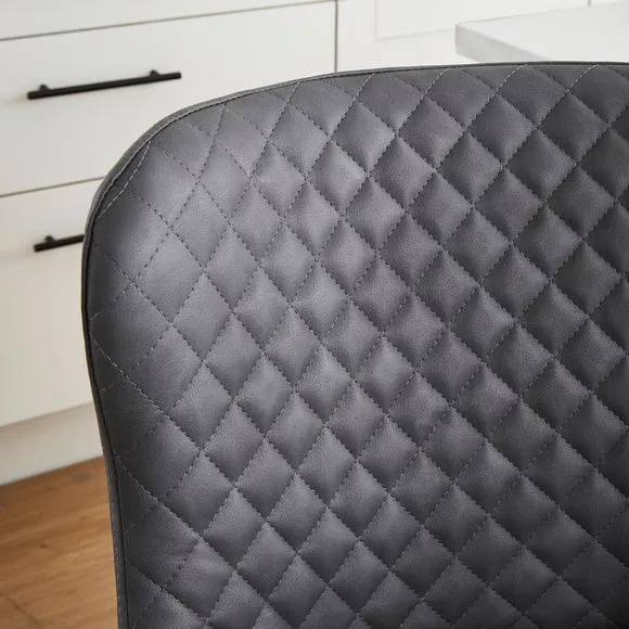 Montreal Counter Height Bar Stool, Faux Leather 2