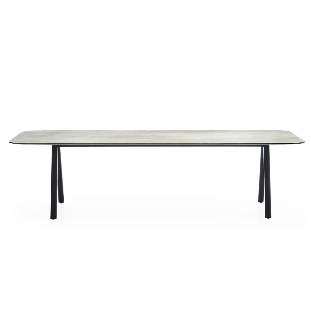 Vincent Sheppard Kodo Outdoor Dining Table Fossil Grey 210cm 3