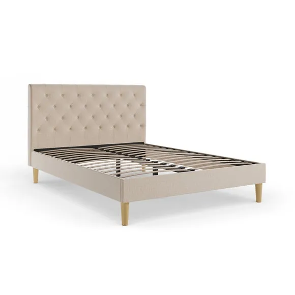 Emberly Chenille Bed Frame 6