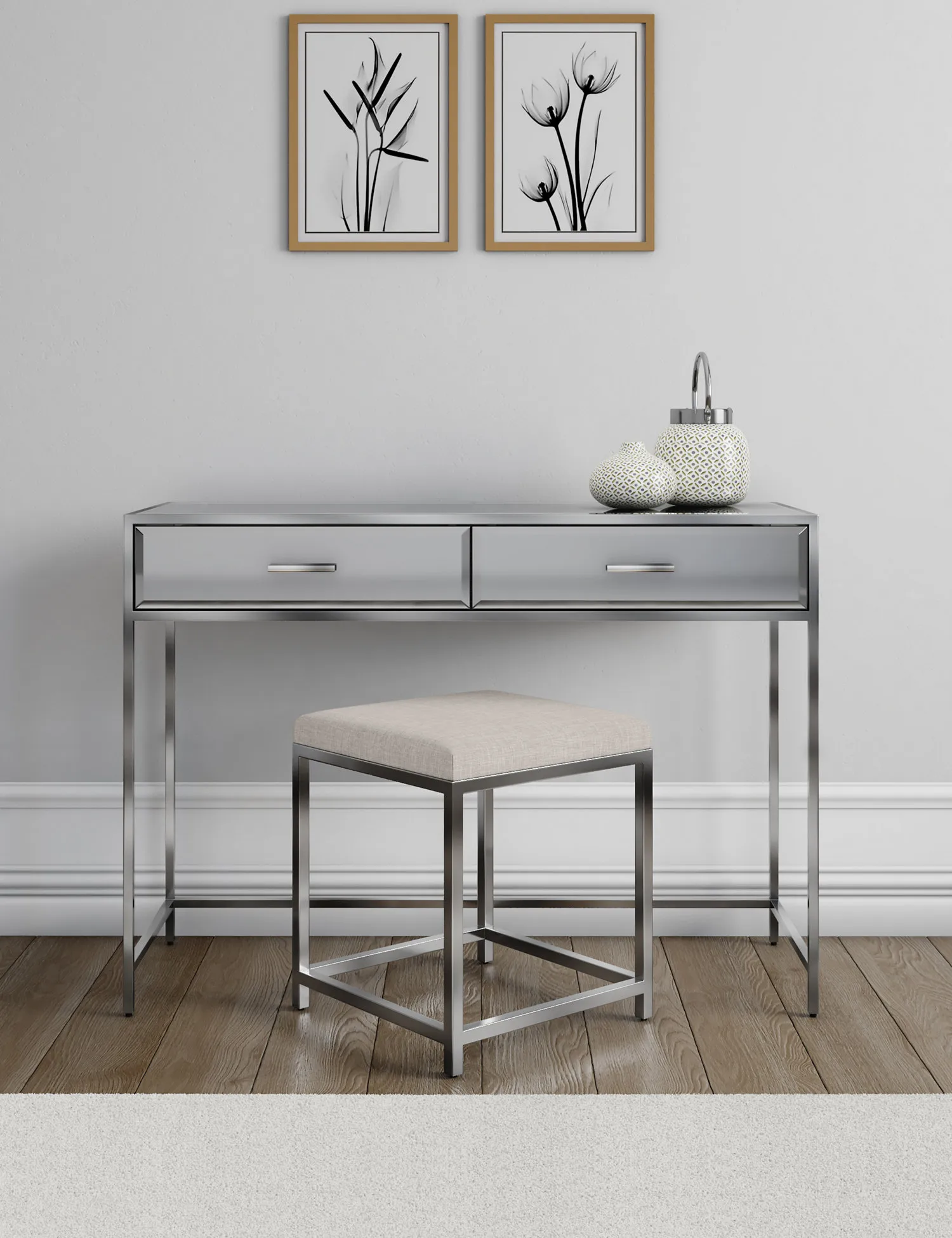 M&S Skylar Dressing Table & Stool