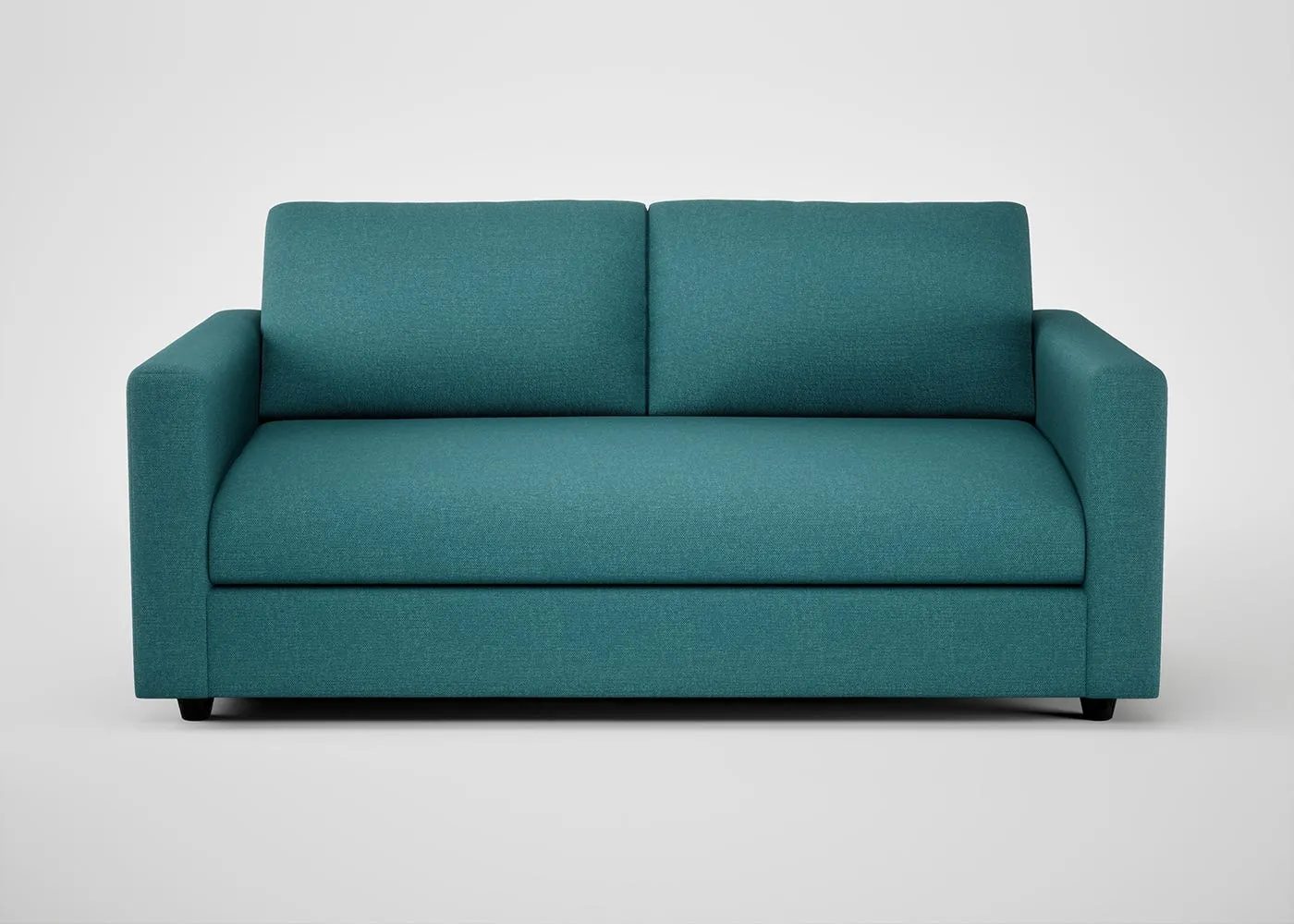 Heal's Nimbus II 3 Seater Sofa Brushed Cotton Cadet Black Feet 1