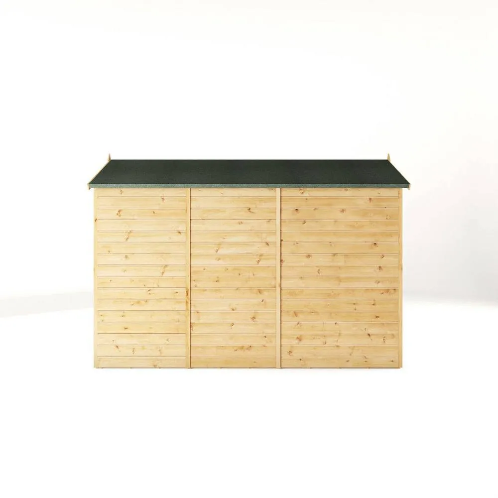 Mercia 10x5 Feet Modular Shiplap Apex - Windowless - L314.4xW159.3xH215.9 cm in Light Brown 4