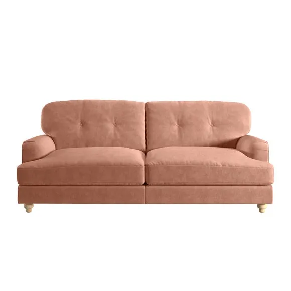 Martha Vintage Velvet 3 Seater Sofa 2