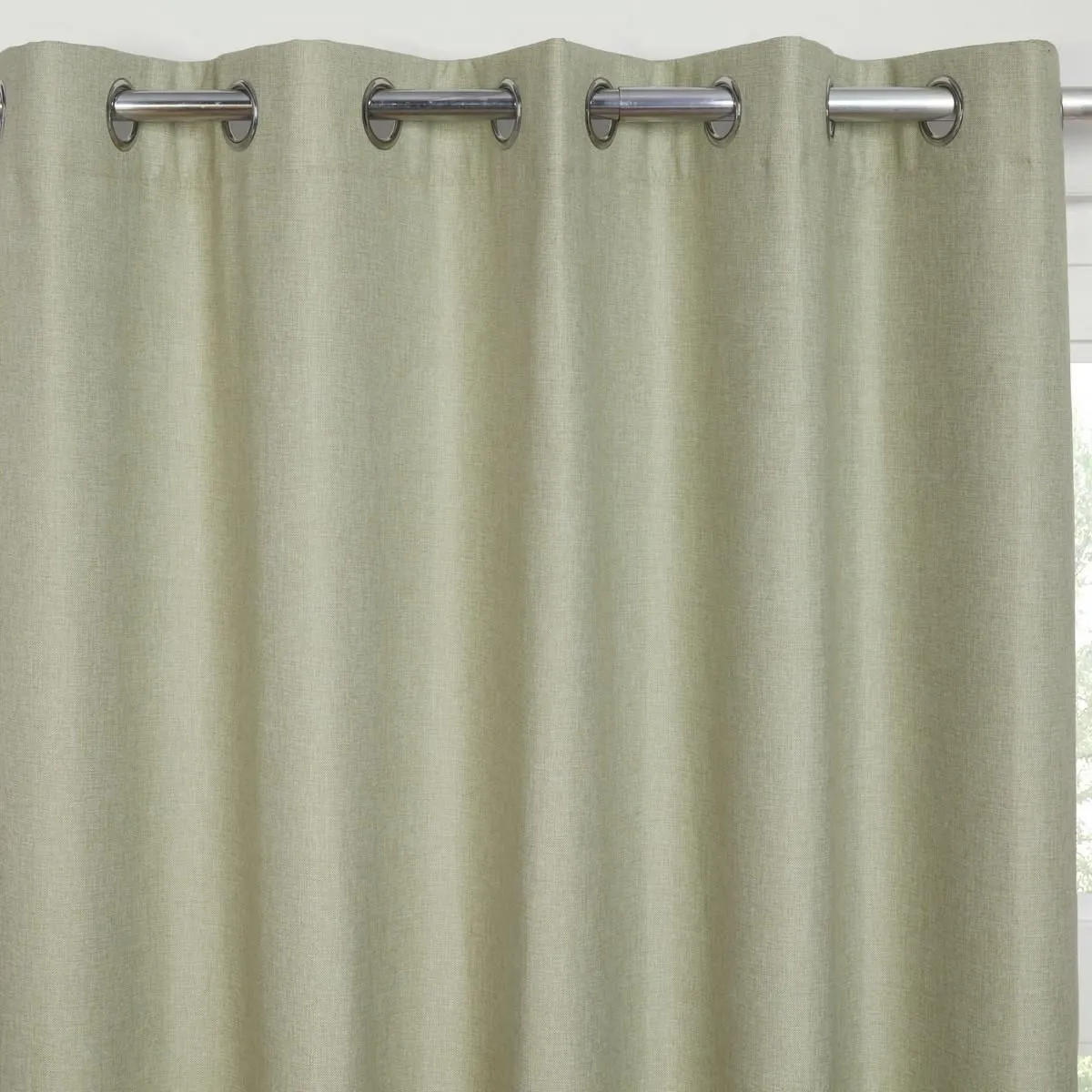 Sundour Cosmos Eyelet Curtains in Green 2