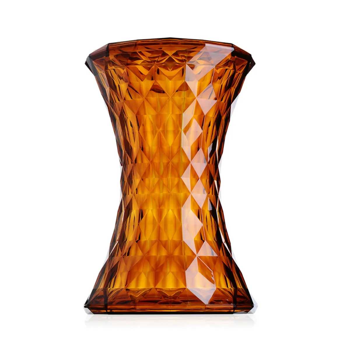Kartell Stone Stool, Orange Plastic | Barker & Stonehouse 2