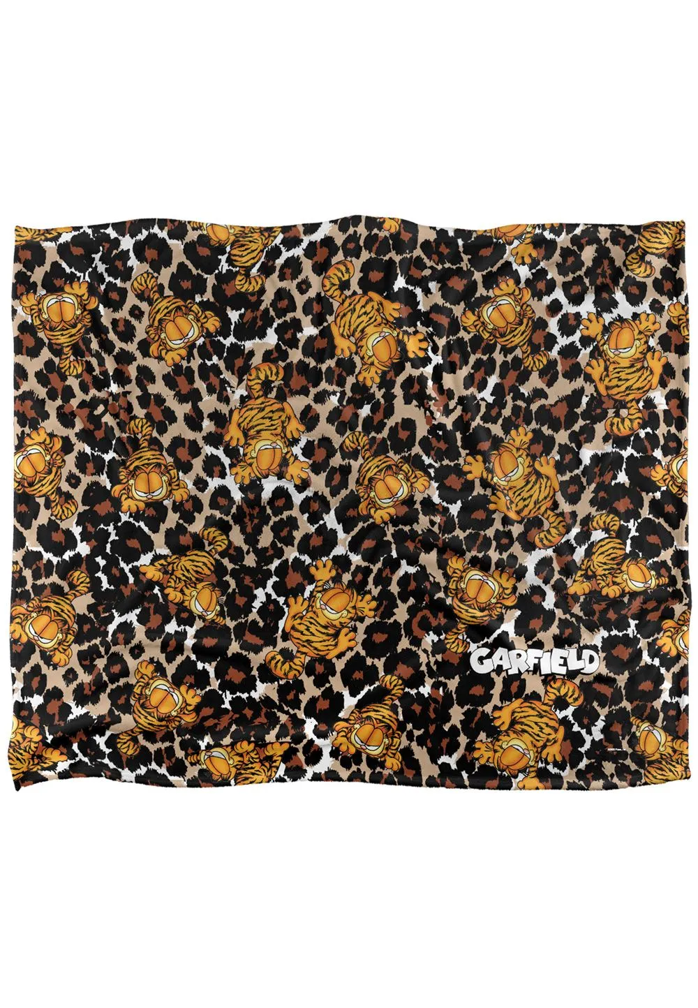 Garfield Wild Cat Silky Touch Super Soft Throw Blanket 152 X 127 cm in White
