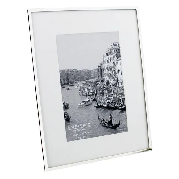 Impressions Silver Plated Metal Photo Frame