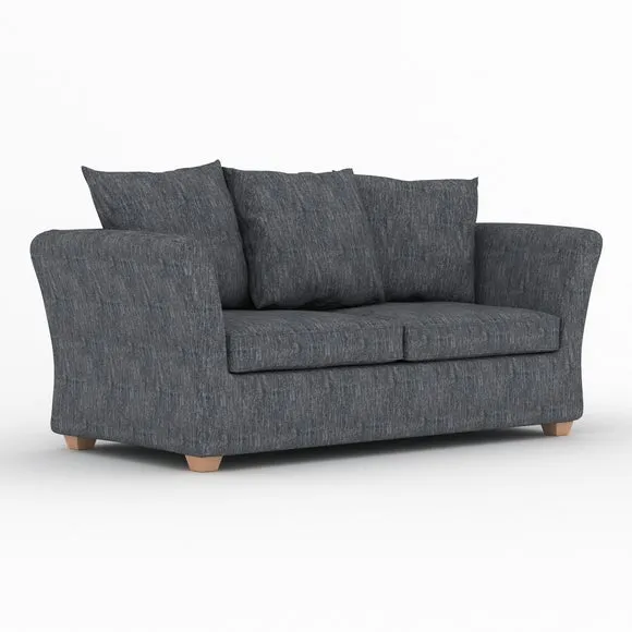 Emmett Chenille 2 Seater Double Sofa Bed 3