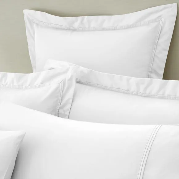 Dorma Luxurious & Silky 500 Thread Count 100% Cotton Sateen Continental Pillowcase 2