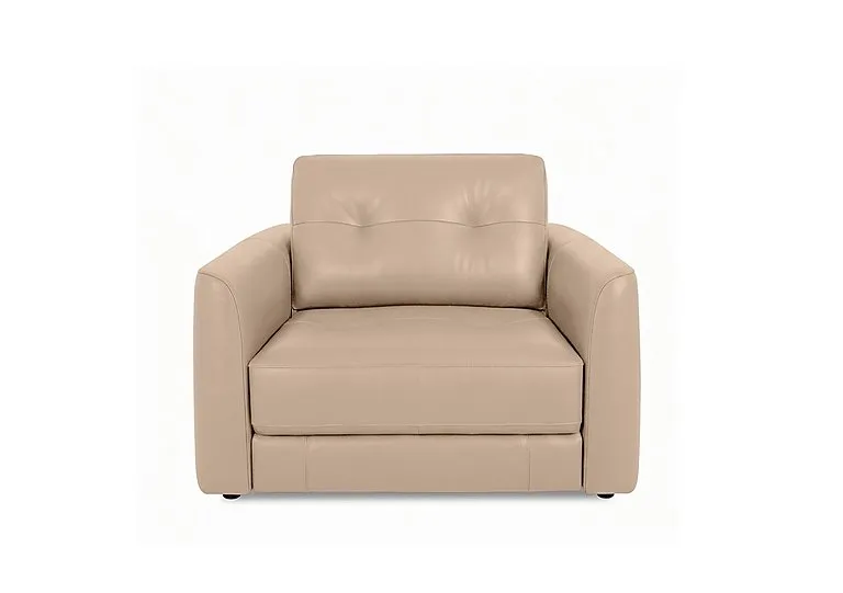 Drift Leather Power Glider Armchair - BV Pebble - Sofas and Armchairs - In Time for Christmas