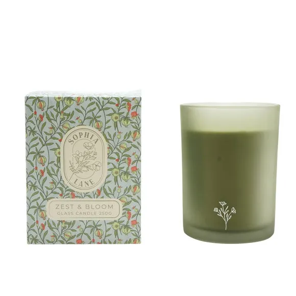 Sophia Lane Zest and Bloom Floral Candle 2