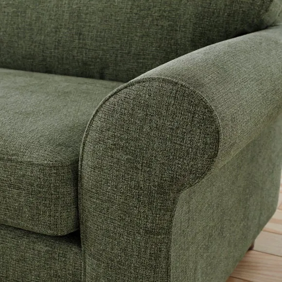 Flori Chenille Soft Texture Corner Sofa 4