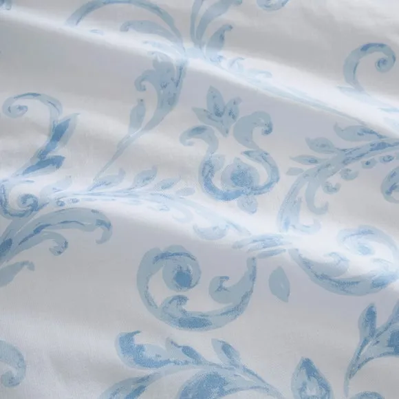 Ashleigh Damask 100% Cotton Duvet Cover & Pillowcase Set 5