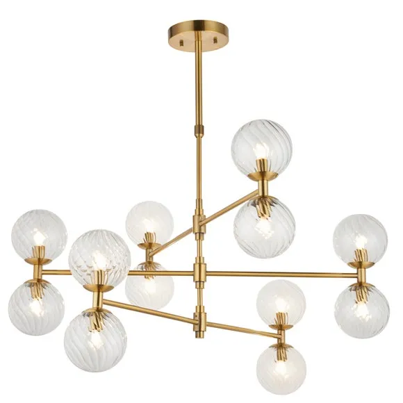 Vogue Esteban Art Deco 12 Light Adjustable Ceiling Light 5