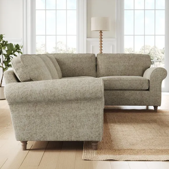 Flori Chunky Chenille Corner Sofa 2