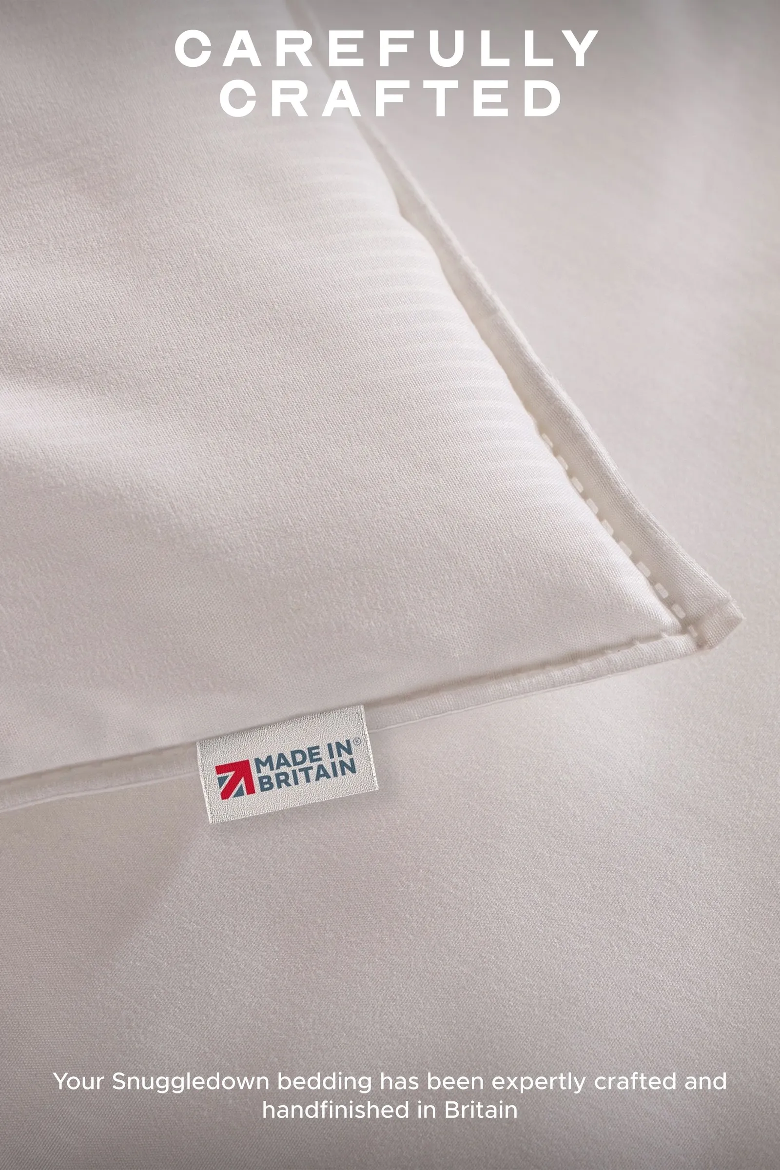 Snuggledown Scandinavian Classic Soft Touch 4.5 Tog Summer Duvet in White 5