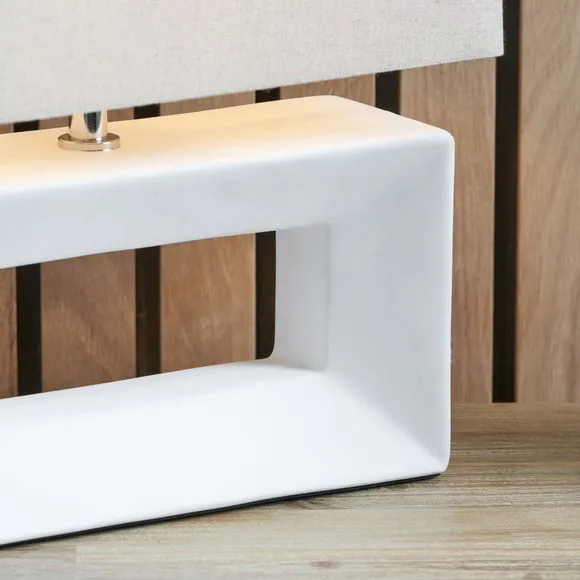 Pacific Lifestyle Block Rectangular Table Lamp 2