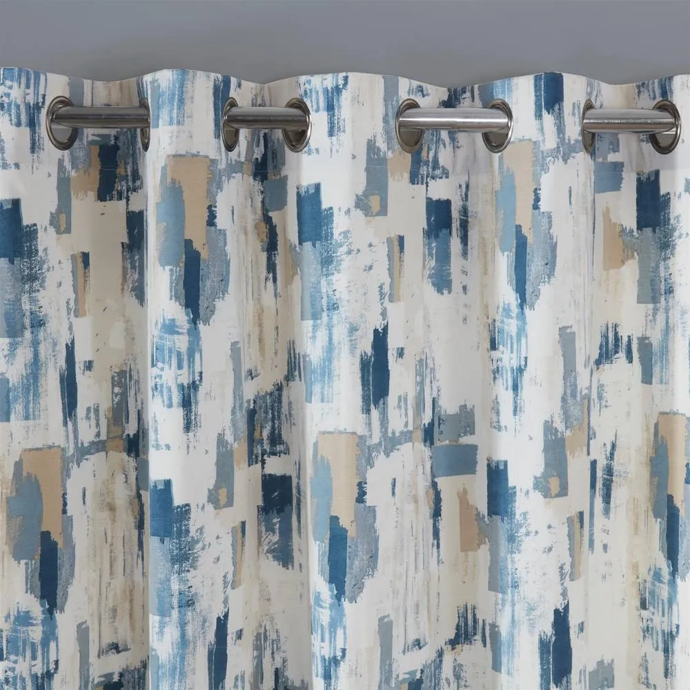 Sundour Bamford Eyelet Curtains in Blue 2