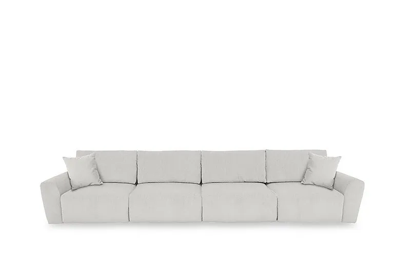 Gemini Fabric 4 Seater Power Glider Sofa