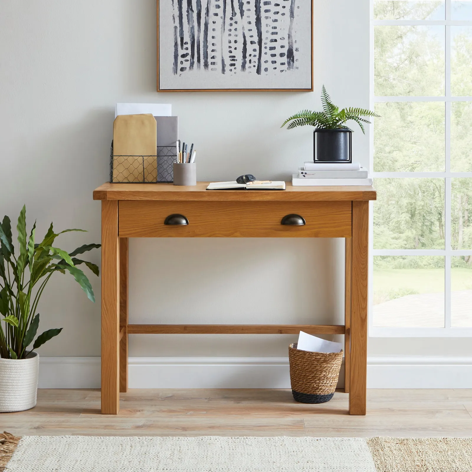 Sherbourne Oak Desk Brown