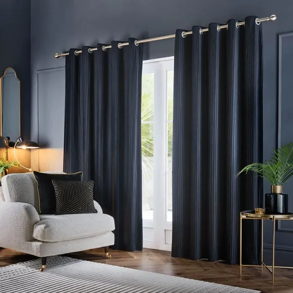 Paoletti Corinthian Eyelet Curtains 2