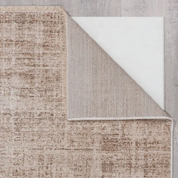Nolan Abstract Flecked Fringe Rug 3