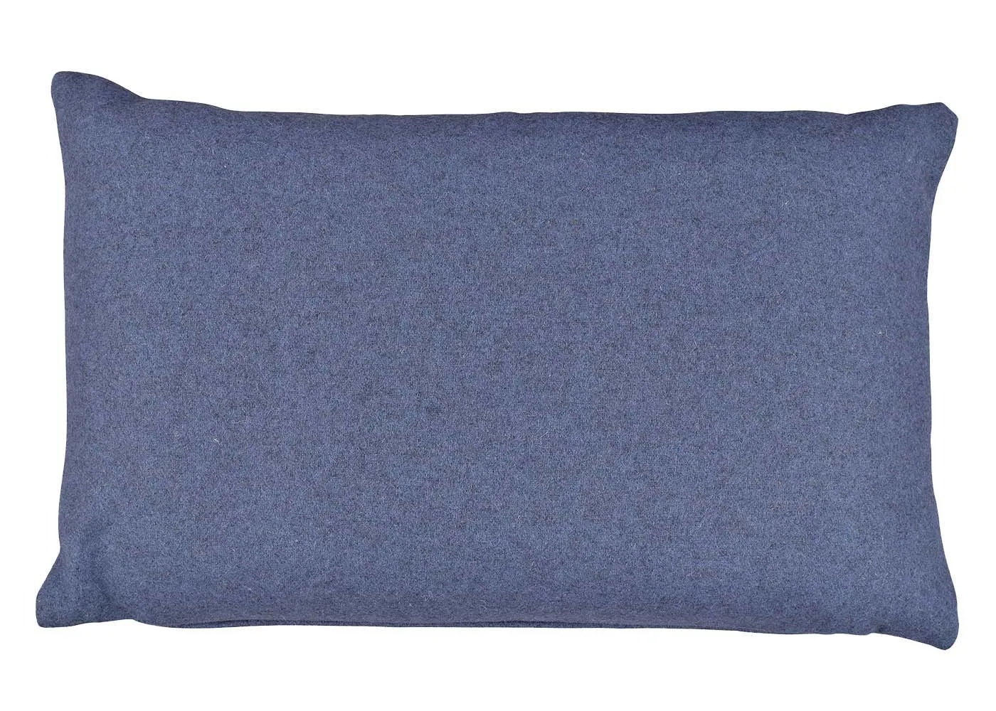 Heal's Islington Rec Wool Cushion Blue 35 x 55cm