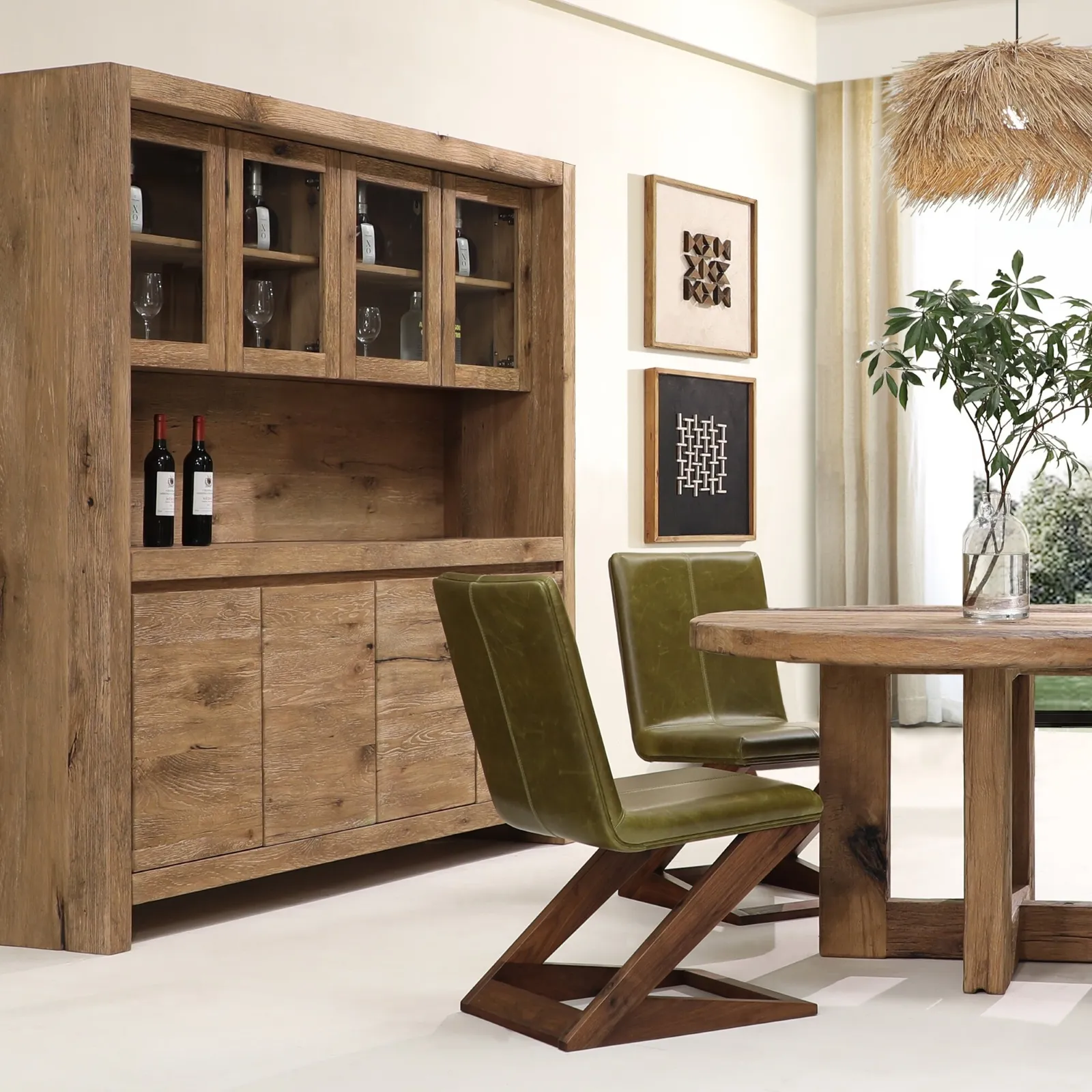 Vidar Buffet 198X48X200Cm Sideboard, Brown Oak | Barker & Stonehouse 2