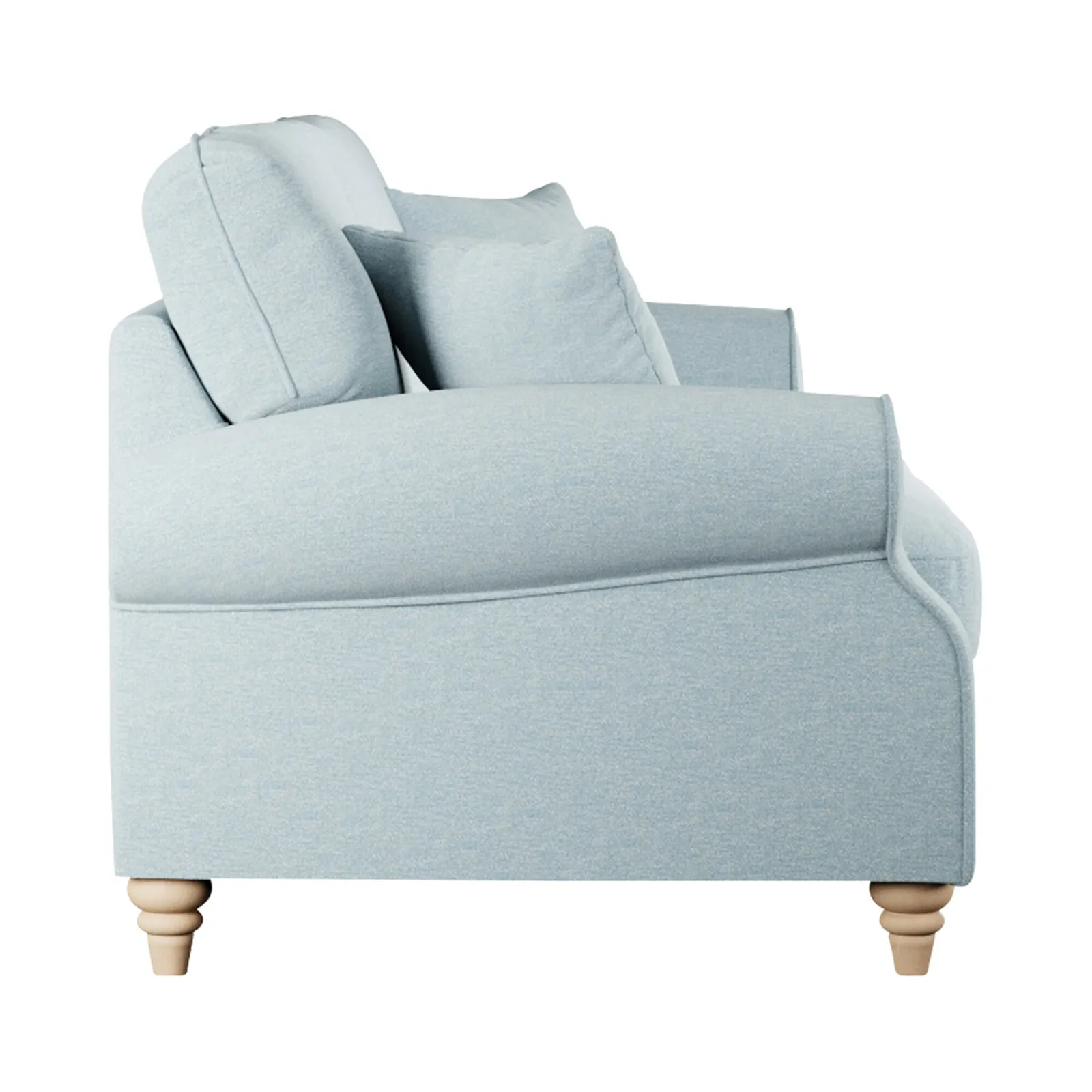 Hattie 4 Seater Sofa, Blue Fabric | Barker & Stonehouse 3